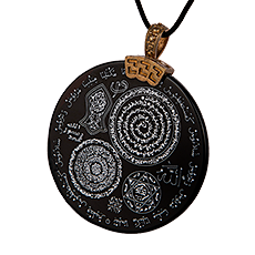 ÖZEL SERİ SİYAH RENK AKİK TAŞLI KOLYE